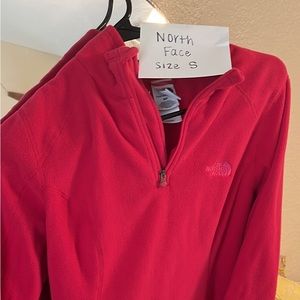 Women’s Pink North Face Fleece Pullover